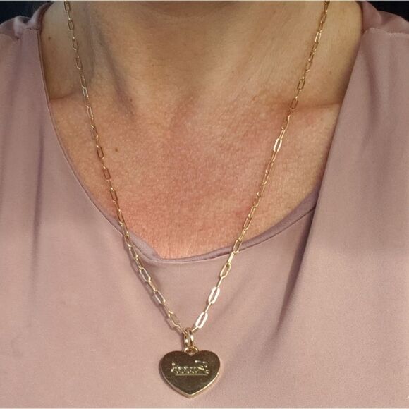 Gucci Heart Necklace Zipper Pull Replacement Upcycled - Picture 6 of 6